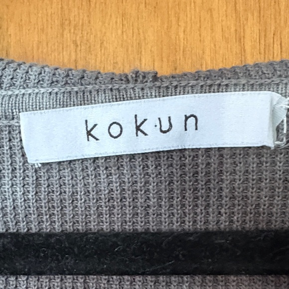 KOKUN Tie Dye Gray Zip-Up Hoodie - Picture 2 of 8